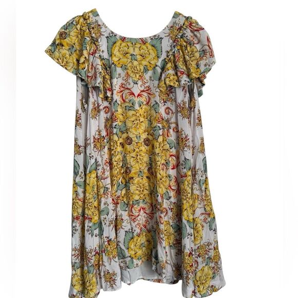 Anthropologie Yara Flutter Sleeve Mini Dress. - Picture 5 of 6